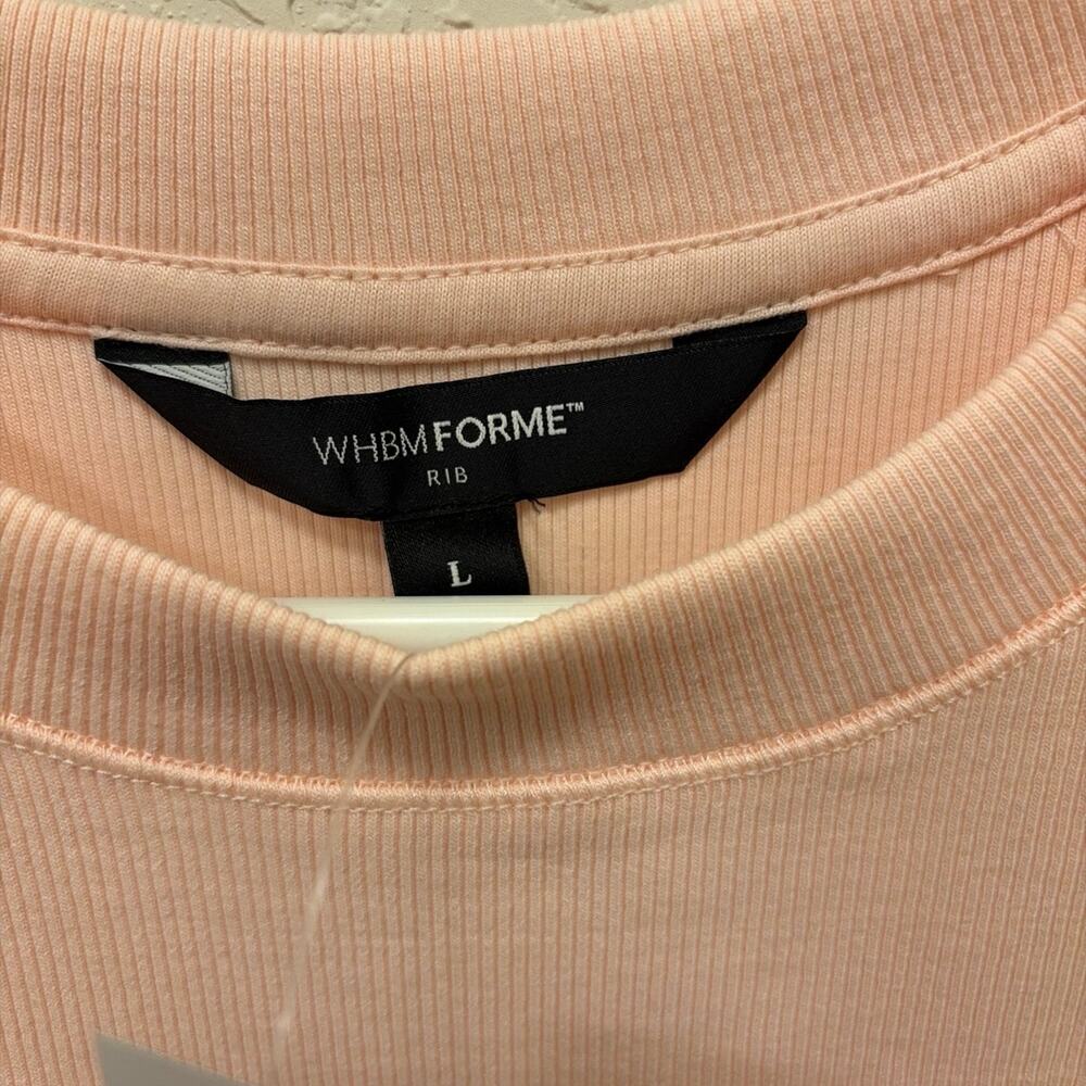 WHBM For Me Ribbed Ruched Tank Top - Picture 3 of 6